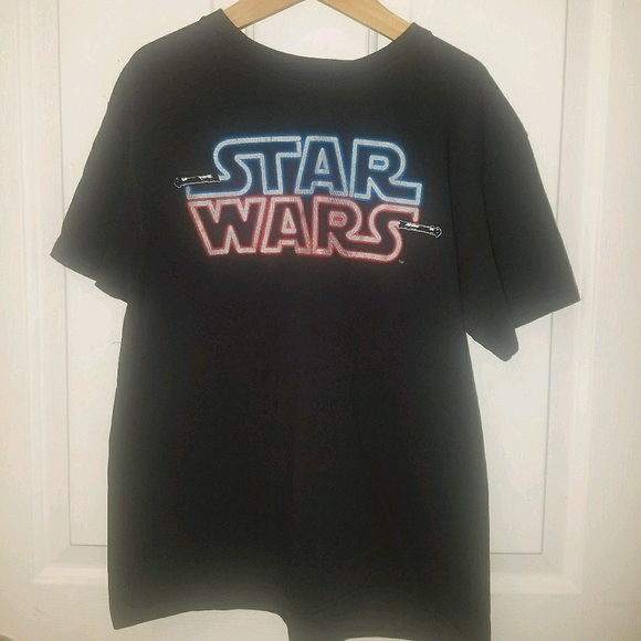 Star Wars Other - Star Wars Kid's Lightsaber Black Short sleeve Tee
